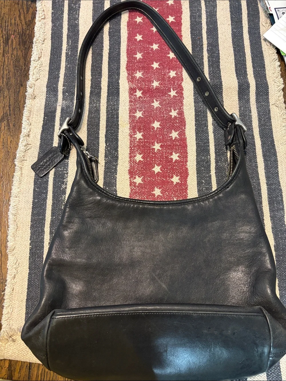 Coach sleek black